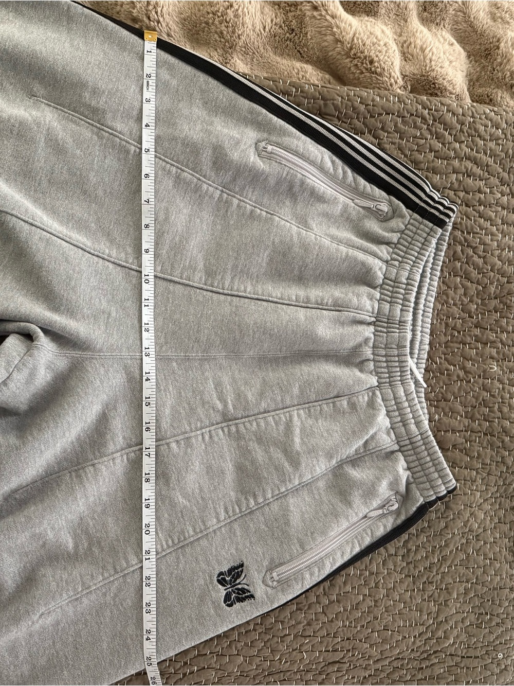 Needles x LHP 100% Cotton Grey Sweatpants - Picture 7 of 9